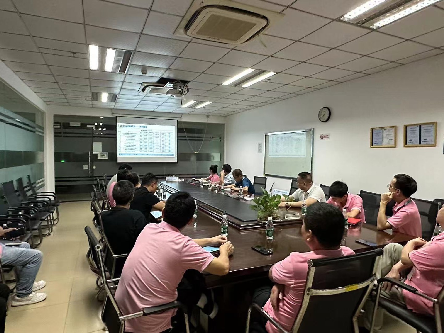 洲煌塑胶五金制品有限公司精益生产阶段性成果发布会